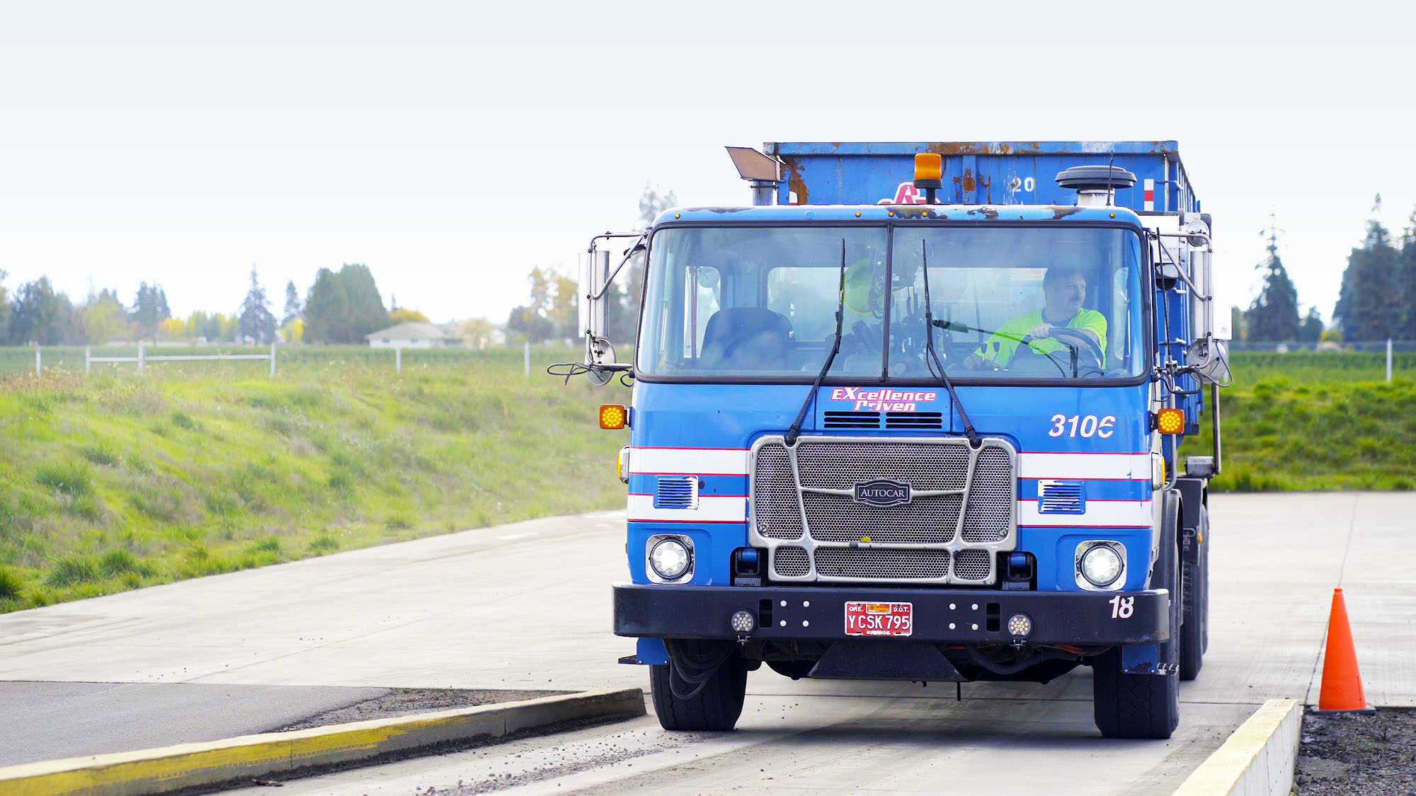 garbage truck weigh station